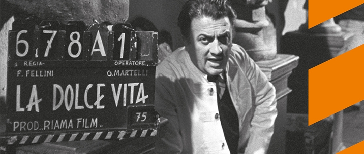 Palazzo Odescalchi Giustiniani (Bassano Romano), Federico Fellini sul set de La Dolce Vita / © ARCHIVIO FOTOGRAFICO CINETECA NAZIONALE