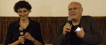Alice Rohrwacher con Marco Müller